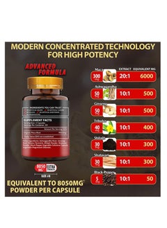 Wins Town Maca extra strength supports balance boost energy Dietary Supplement, - 60  Capsules  - Image 3