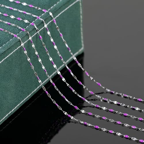 UMAOKANG 16.4 Feet Chains for Making Jewelry Stainless Steel Chain Roll with Jump Rings and Lobster Clasps Women Necklace Bracelet DIY Jewelry Findings - Image 4
