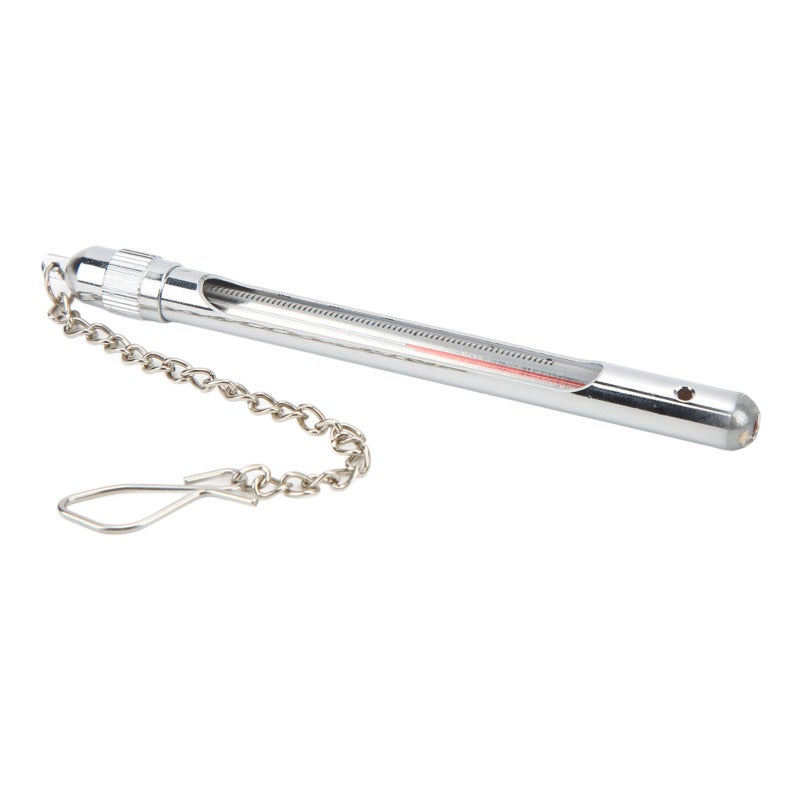 Fishing Thermometer: Compact Shape With Pocket Clip & Chain, Sturdy Metal Casing - Stream Water Temperature Measurement Tool for Fly Fishing In Streams And Rivers - Image 5