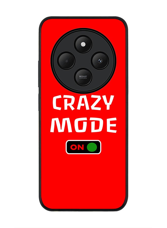 Stylizedd For Xiaomi Poco C75 / Xiaomi Redmi A4 Case,Slim fit Camera Protection, Shockproof Thin Phone cover - Crazy Mode On - Image 1