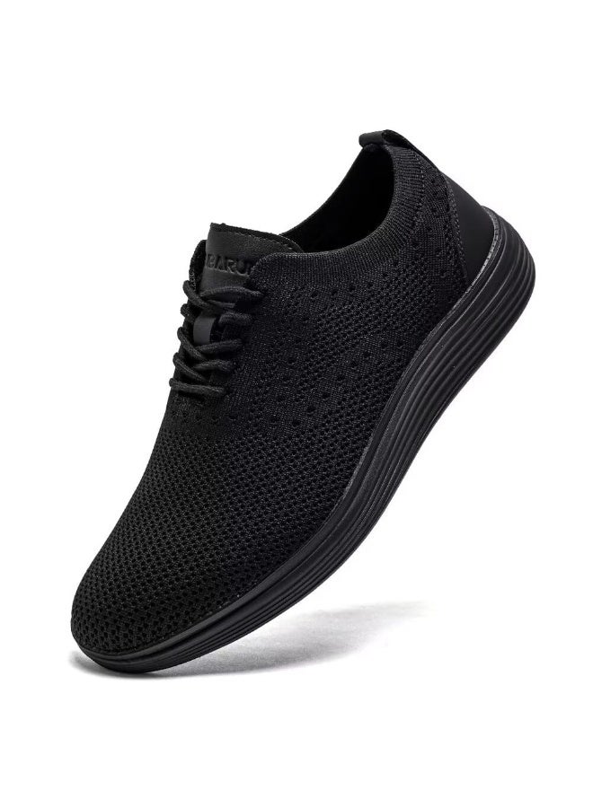 GUBARUN أحذية رجال جوبارون الشبكية للأعمال الرياضية غير الرسمية خفيفة الوزن مريحة بالكامل باللون الأسود 8 أمريكي