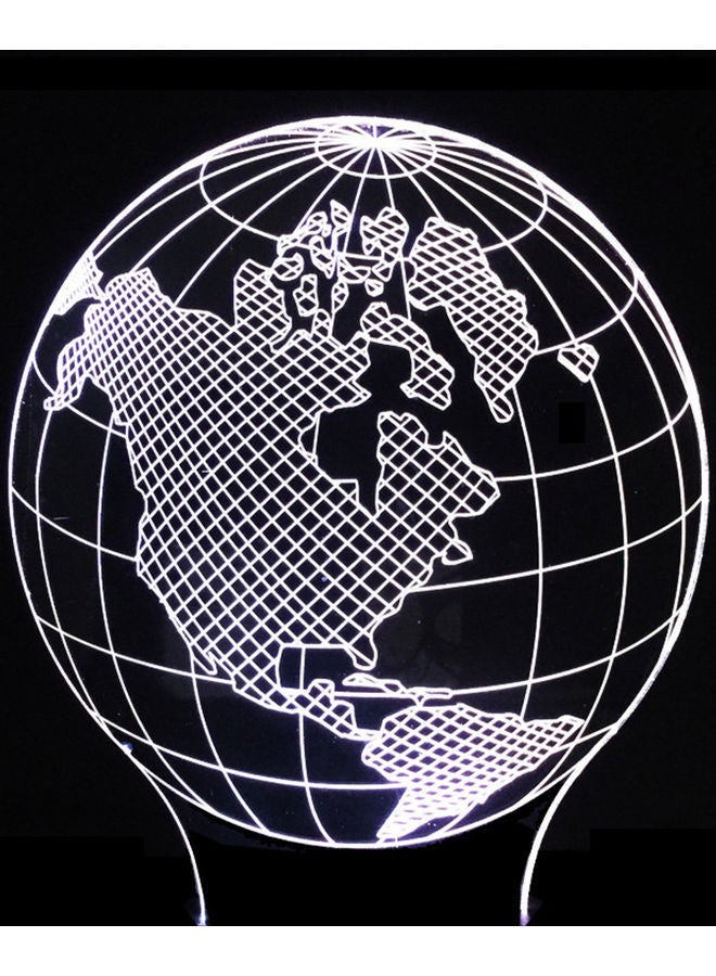 نيبمينينت مصباح ليلي يوضع بجانب السرير بتصميم ثلاثي الأبعاد على شكل كوكب الأرض. متعدد الألوان - Image 2