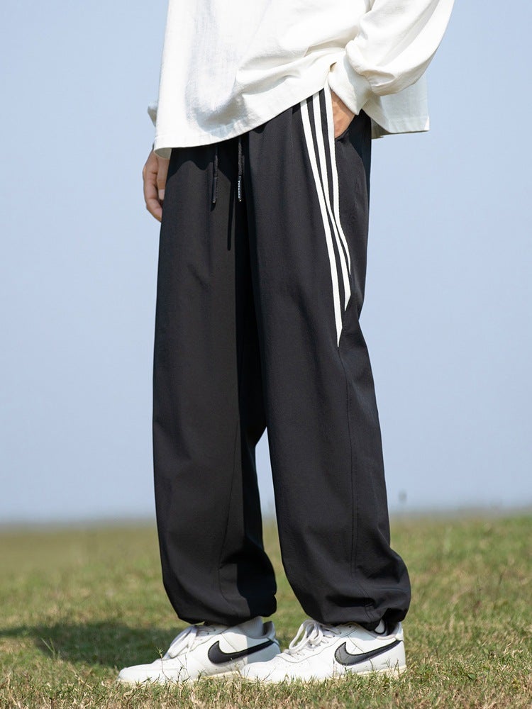 New 75D Double Line Plaid Four-Sided Casual Trousers Waterproof Windproof Casual Pants Couple Outdoor Rush Pants - Image 3