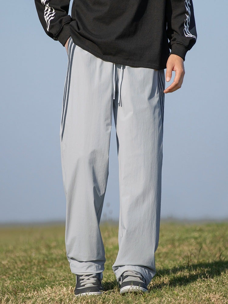 New 75D Double Line Plaid Four-Sided Casual Trousers Waterproof Windproof Casual Pants Couple Outdoor Rush Pants - Image 5