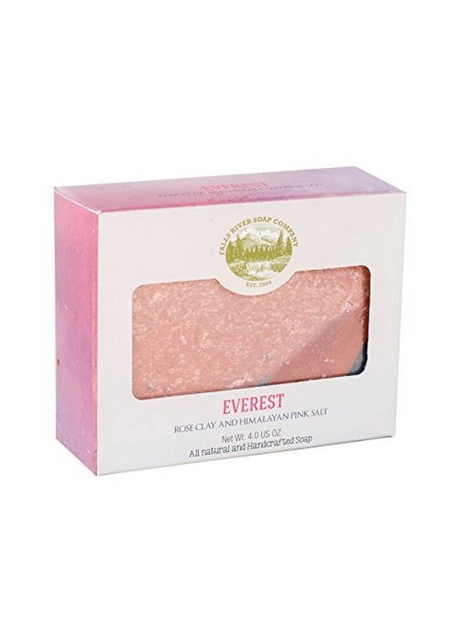 Falls River Soap Company - Charcoal Himalayan Pink Salt Soap Bar (4Oz) Oily Skin Acne Treatment Handmade Soap Essential Oils Organic L By - Image 1