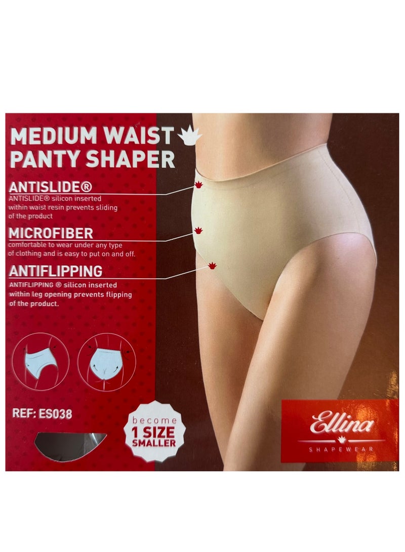 Ellina Medium Waist Panty Shapewear for Women Girls  - Image 1
