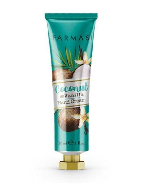 كريم يد شيا من فارمسي مرطب عميق للنساء والرجال نعومة حريرية ترطيب لجميع أنواع البشرة حجم سفر 1 أونصة سائلة 30 مل جوز الهند والفانيليا