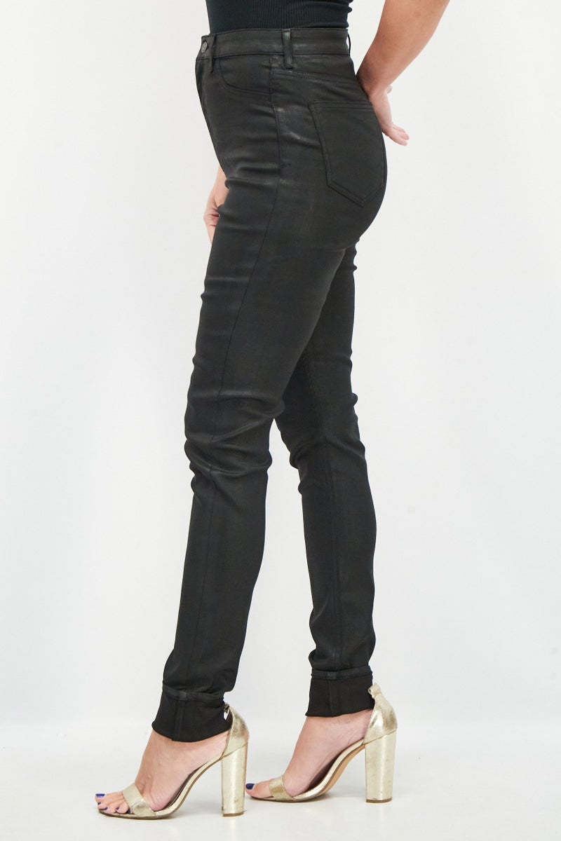 Asos Design Women Tall Fit Plain Stretchable Jeans, Black - Image 4