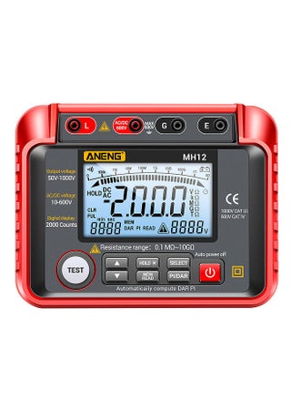 ANENG MH12 Insulation Resistance Tester Shaking Table High Precision Megger Digital Insulation Resistance Meter Voltage Meter - pzsku/Z19E3A673AD7BD506F500Z/45/_/1686906067/1dc413d0-f656-4bdc-9d5a-5bd209091011