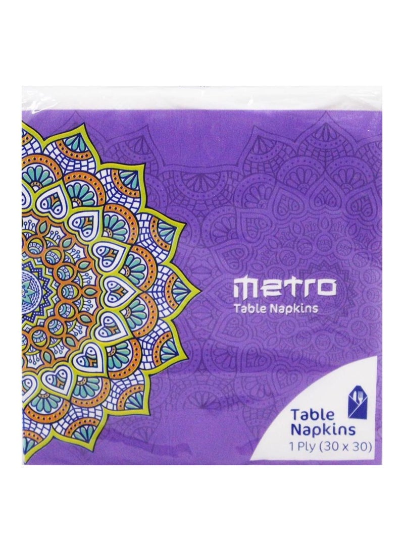 LTR مناديل طاولة LTR ميترو 1 طبقة (30x30) MET-F030E21009