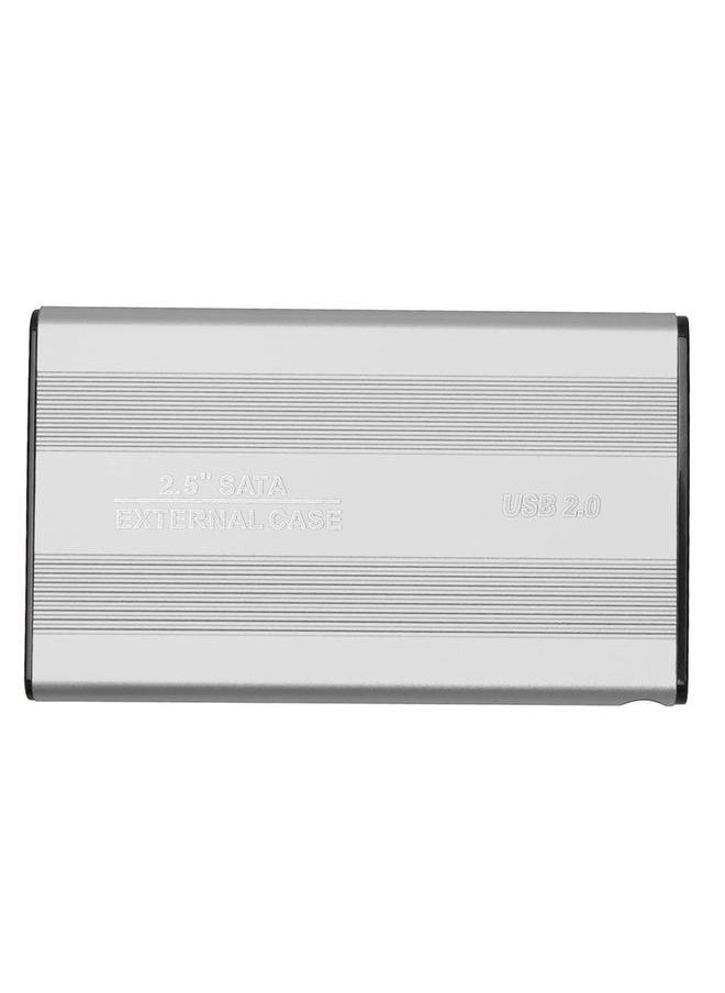 Thoraya 2.5 Inch Portable Metal External Hard Drive USB2.0 Ultra-thin External Hard Drive Silver 320GB  - Image 4