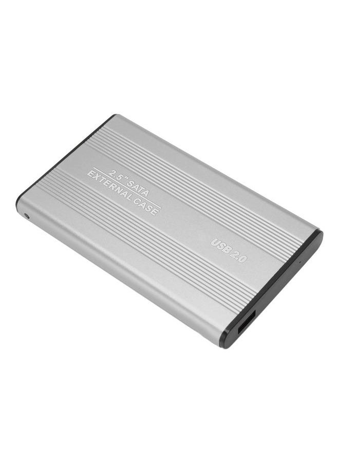 Thoraya 2.5 Inch Portable Metal External Hard Drive USB2.0 Ultra-thin External Hard Drive Silver 320GB  - Image 3