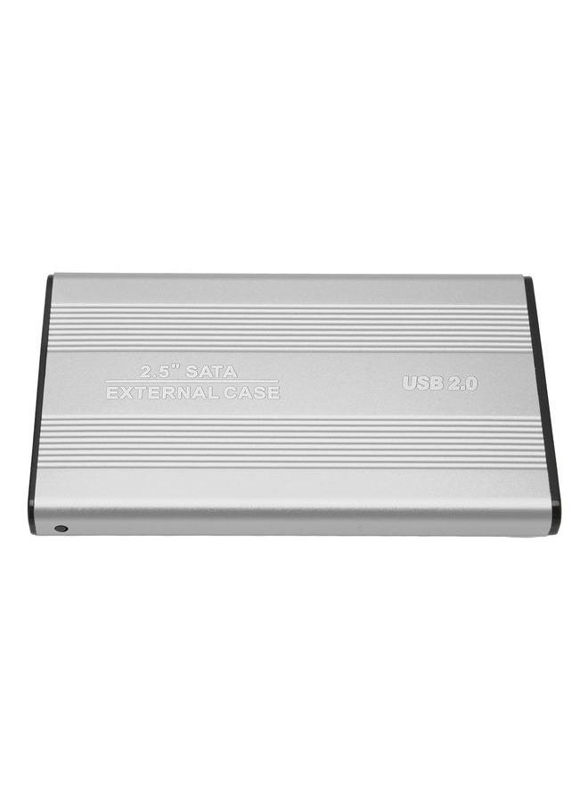 Thoraya 2.5 Inch Portable Metal External Hard Drive USB2.0 Ultra-thin External Hard Drive Silver 320GB  - Image 5