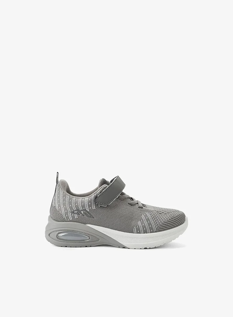 Oaklan by Shoexpress GREY Girls Hook & Loop Sneakers for Women | Best Price UAE