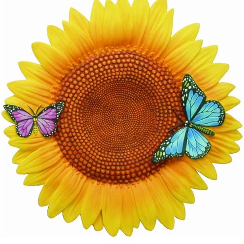 Spoontiques - Garden Décor - Sunflower Stepping Stone - Decorative Stone for Garden - Image 2
