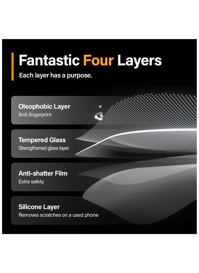 PanzerGlass - واقي شاشة الخصوصية PanzerGlass™ لهاتف iPhone 15 Plus - شاشة iPhone وشاشة iPhone زجاجية مقسى مقاومة للخدش وواقي للخصوصية - مع أداة تثبيت لسهولة التركيب - Image 1
