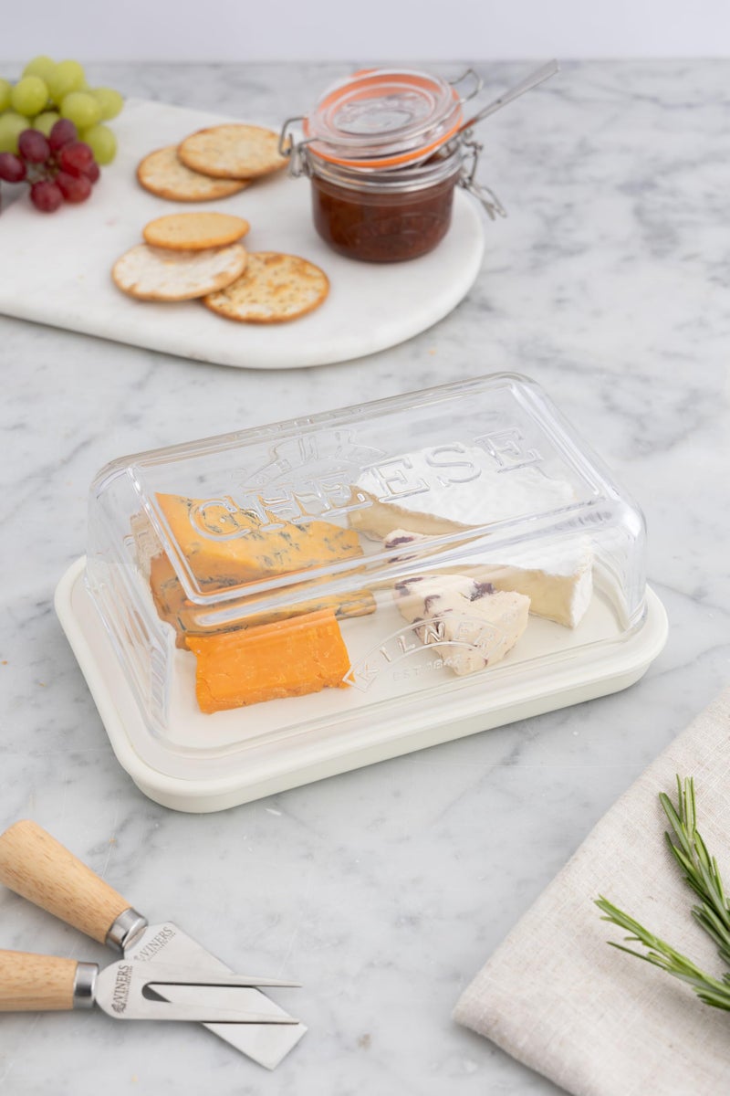Kilner Cheese Store Airtight Cheese Storage, Removable Silicone Seal for Breathable Storage, Ceramic Serving Base, Dishwasher Safe Glass Lid, 8.5cm x - Image 4