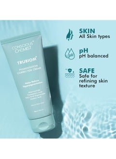 CONSCIOUS CHEMIST Kojic Acid Face Cream | 50g | Azelaic Acid Cream, Face Cream for Men & Women, Niacinamide & Tranexamic Acid, Anti Pigmentation Cream, Reduce Dark Spots, All Skin Type - Trubiom  - Image 5