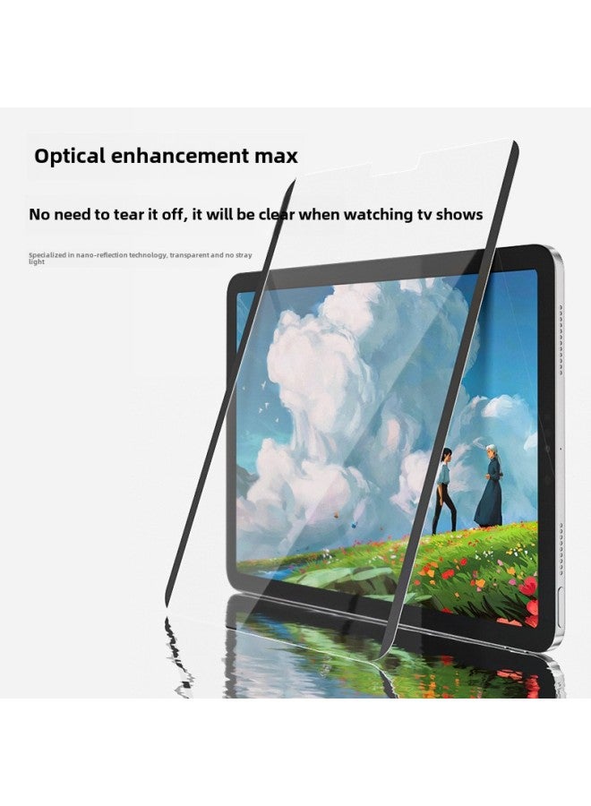 Magnetic Paper Film iPad Pro Protective Film for iPad Pro/Air3 Removable Mini 6 Nano-Adsorption Screen Protector - Color: Magnetic Paper Film Storage Clip - Size: Suitable for iPad Pro/Air3 - Image 2