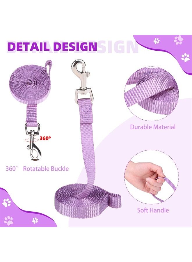 KOOLTAIL Soft Mesh Plaid Puppy Harness - Small Dog Harness and Leash Set, Adjustable & Comfortable Harness with Reflective Design for Puppies and Small Breeds Dogs, for Outdoor Walking (Purple) - Image 3