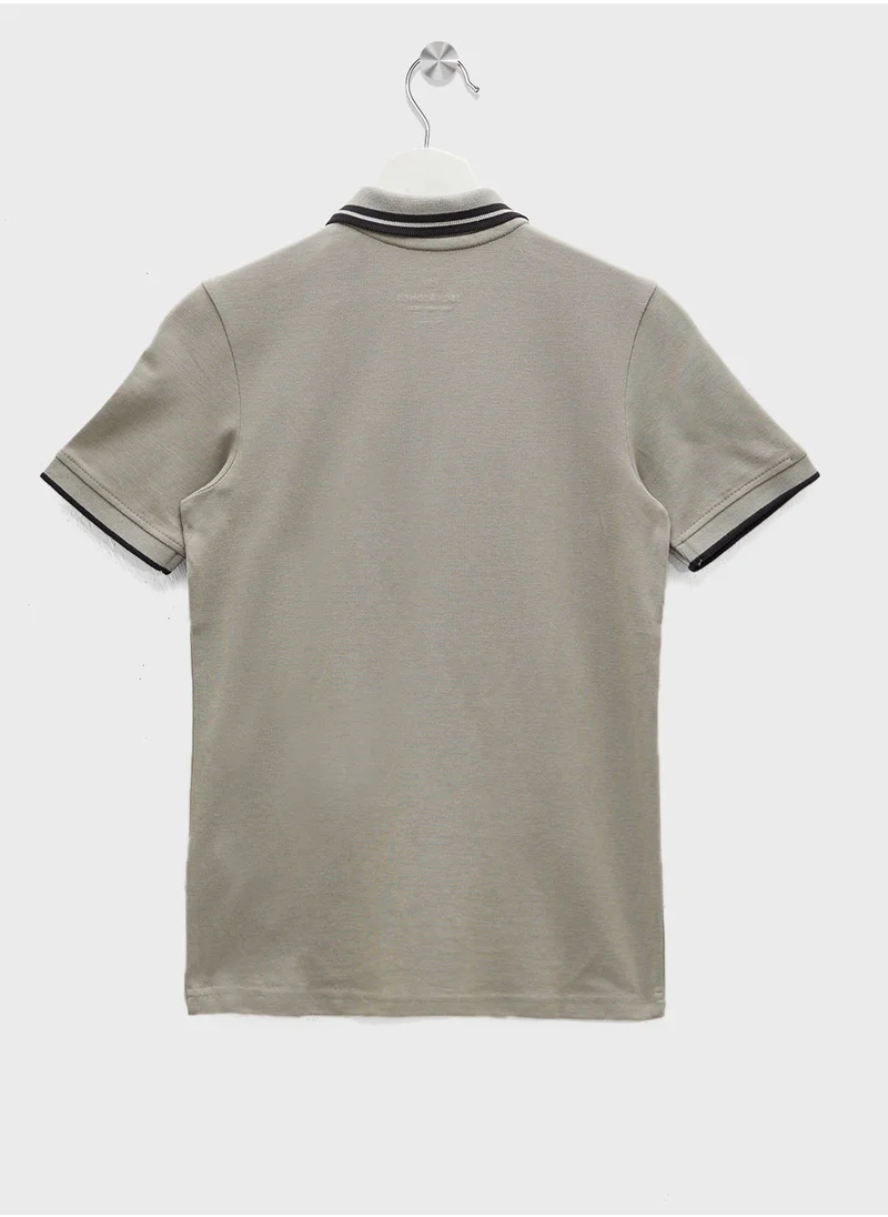 جاك وجونز جونيور Kids Logo Polo Shirt