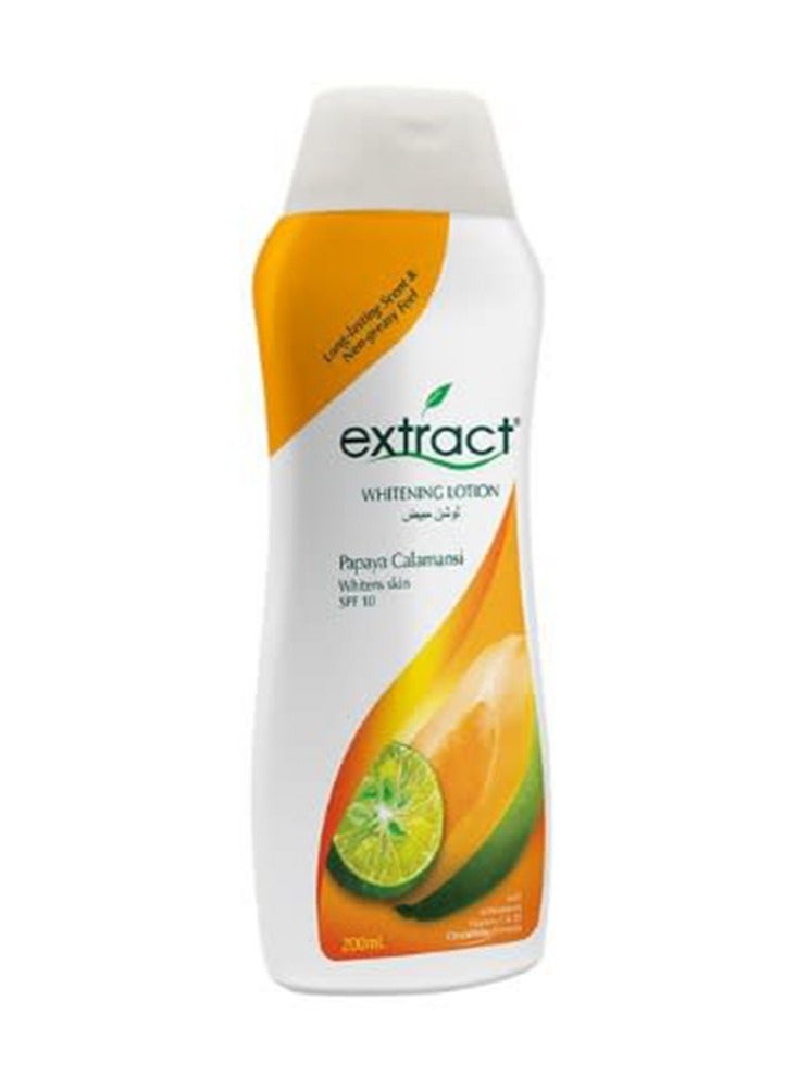 Extract Papaya Calamansi Whitening Lotion Spf 10 -/ 200ml