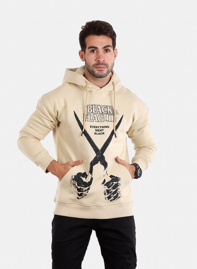 WHITE RABBIT Trendy Printed Hoodie - Image 1