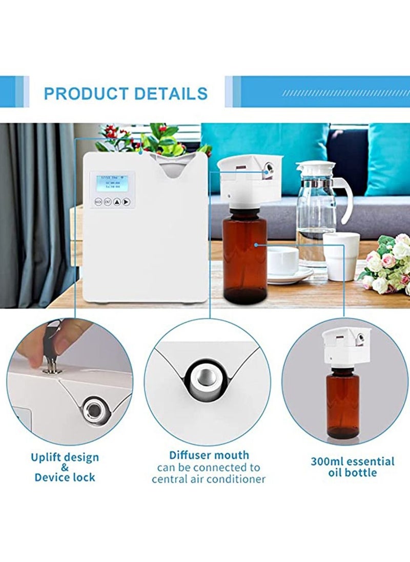 Arabest - Smart Scent Air Machine with Nebulizing Professional Waterless Essential Oil Diffuser 300ML Aroma Diffuser Air Purifier HVAC Scent Diffuser for Essential Oils for Room Office Spa - Image 1