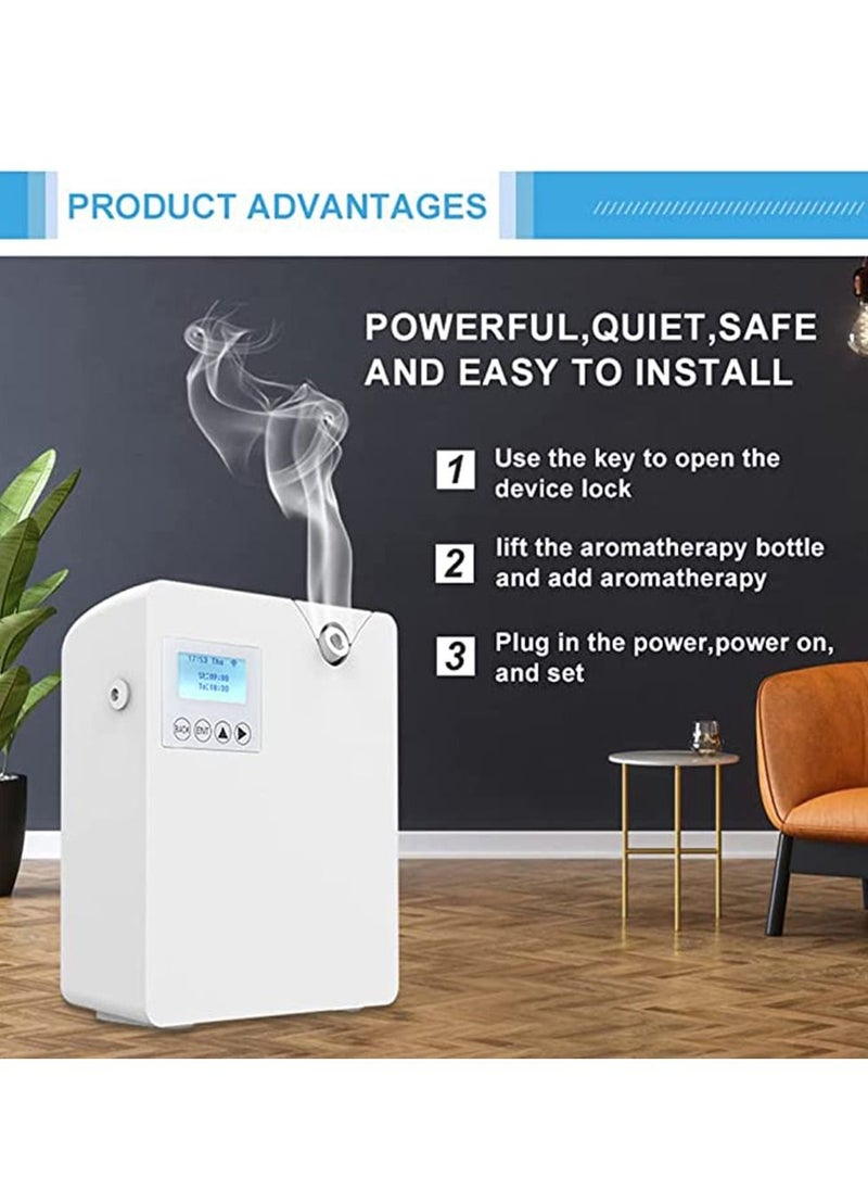 Arabest - Smart Scent Air Machine with Nebulizing Professional Waterless Essential Oil Diffuser 300ML Aroma Diffuser Air Purifier HVAC Scent Diffuser for Essential Oils for Room Office Spa - Image 1
