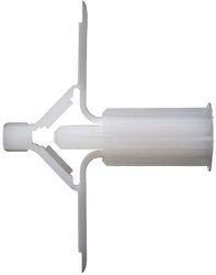 Lovely Nylon Toggle Dry Wall Anchor Butterfly Plug White 10X32 mm Pack of 100 Pcs - Image 1
