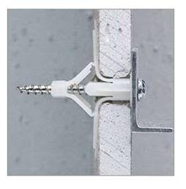 Lovely Nylon Toggle Dry Wall Anchor Butterfly Plug White 10X32 mm Pack of 100 Pcs - Image 2