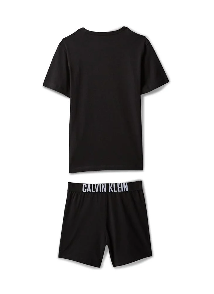 Calvin Klein Jeans Ckblack/Ckblack Intense Power Stretch Cotton Pyjama Set for Men | Best Price UAE