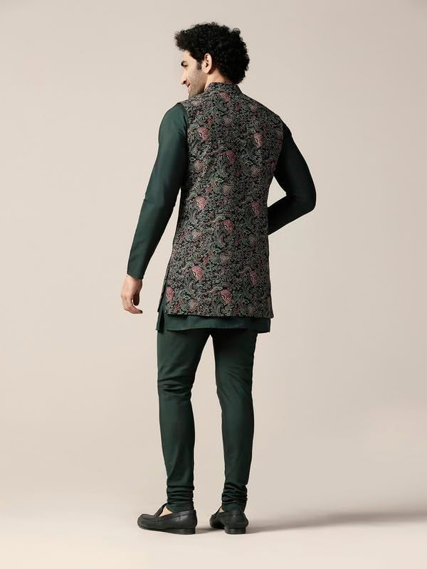 KISAH Kurta Pajama Set for Men with Modi Jacket – Ethnic Kurta for Man | Wedding Dress Set & Traditional Outfit - Image 4