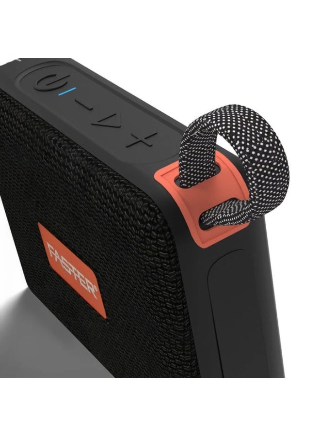 Faster GrooveX Mini Portable Bluetooth Speaker - Black - Image 3