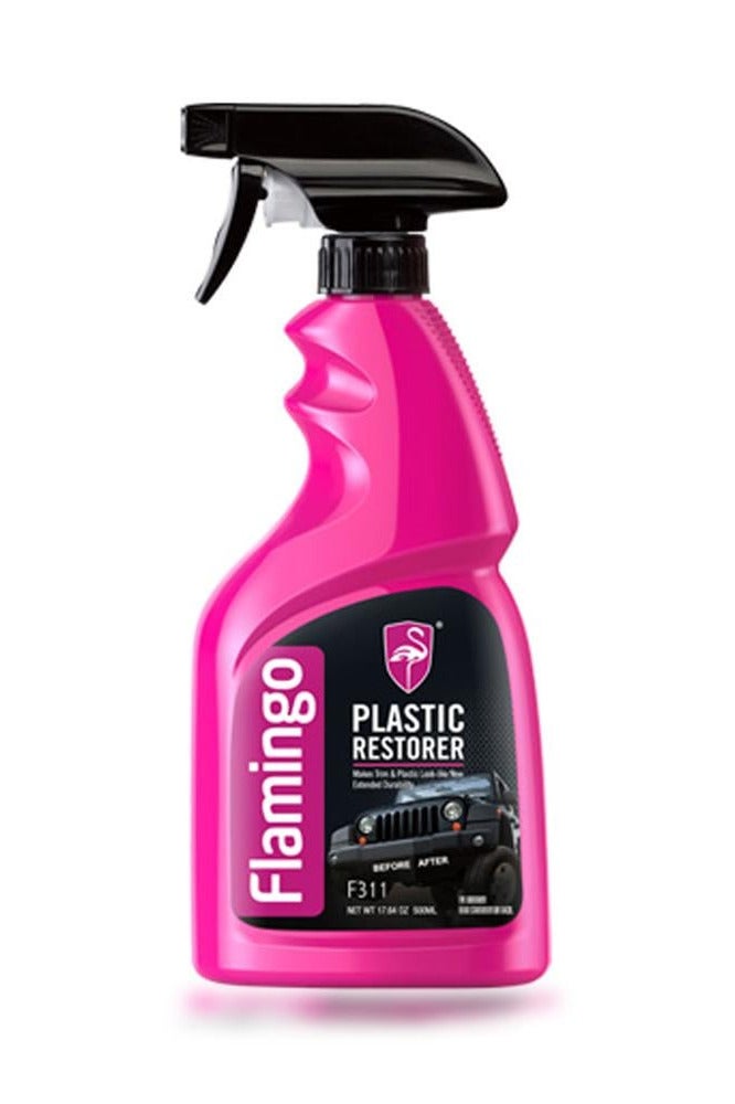 Flamingo Plastic Shine & Protect Spray 500 ml F311