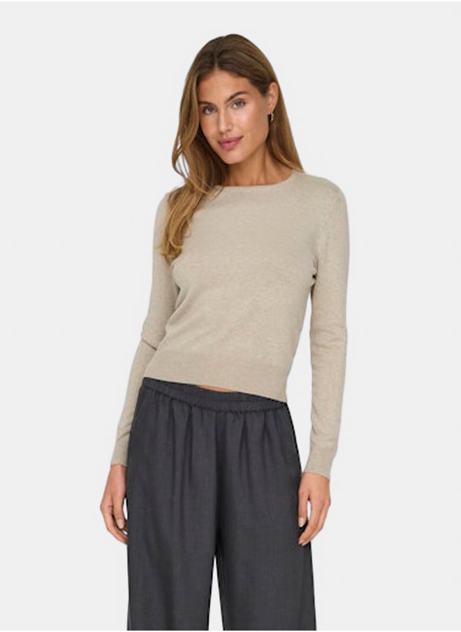 ONLY Onlvenice Life Ls Oneck Pullover Knt  - Image 2