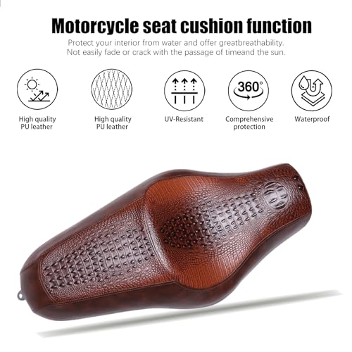 Rich Choices Black Motorcycle Driver Passenger Two Up Seat for Harley Sportster 883 1200 48 72 - Image 3