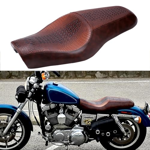 Rich Choices Black Motorcycle Driver Passenger Two Up Seat for Harley Sportster 883 1200 48 72 - Image 1