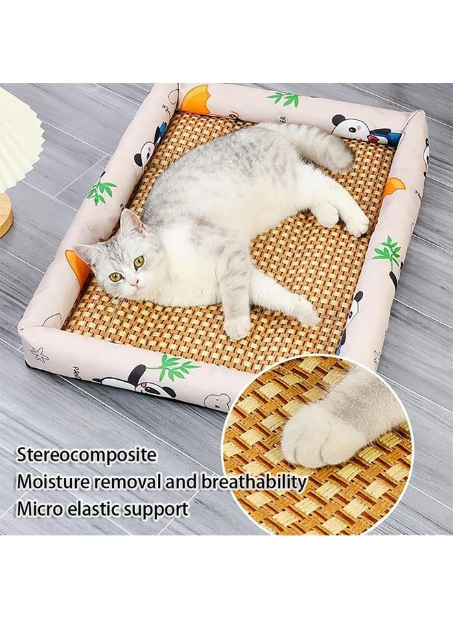 Dog Cooling Mat Summer Pet Ice Pad Bed for Cats and Small Dogs Cool, Comfortable and Breathable 40 x 50cm - Image 4