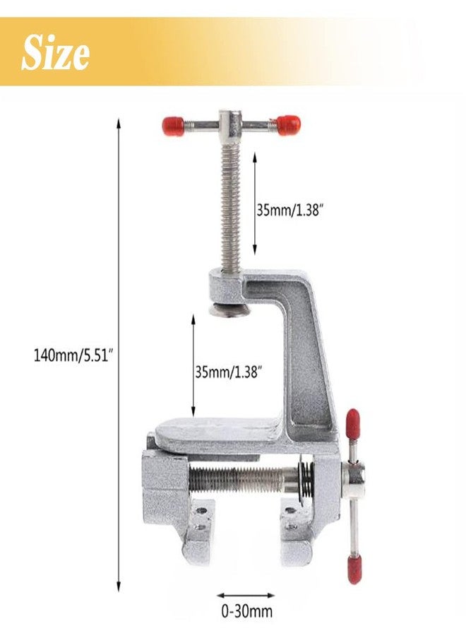 آيتش مشبك طاولة صغير من Eyech، مشبك طاولة مجوهرات عالمي محمول، مشبك طاولة صغير للعمل، لبناء نماذج الحرف اليدوية، إلكترونيات صناعة المجوهرات - Image 2