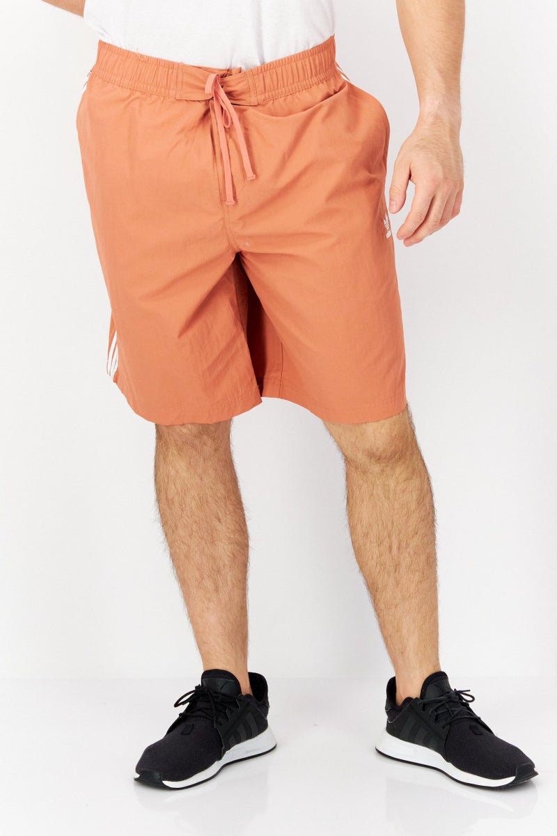 adidas Originals Men Sportswear Fit Brand Logo Training Shorts, Brown  - Image 1