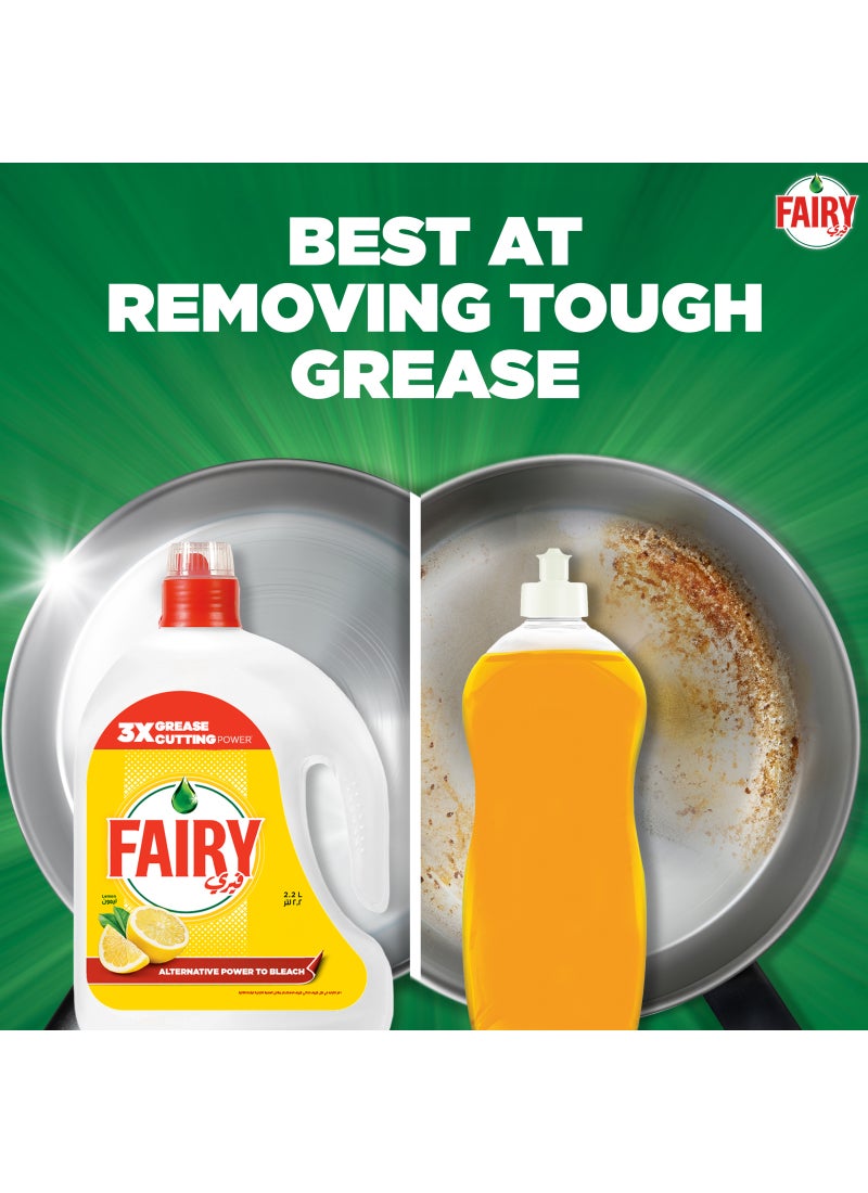 Plus Lemon Dishwashing Liquid With Alternative Power To Bleach - view 3