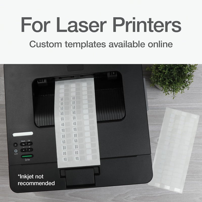 Redi-Tag Laser Printable Index Tabs - 180 White Tabs with Permanent Adhesive - Image 3