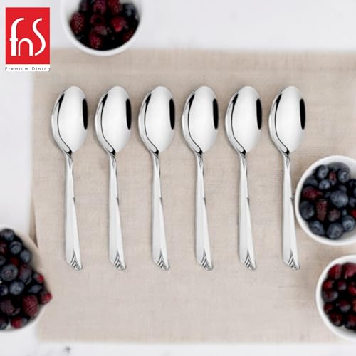 FNS Montavo by FnS Divine Stainless Steel Coffee Spoon (Set of 12) for Tea and Coffee - Image 4