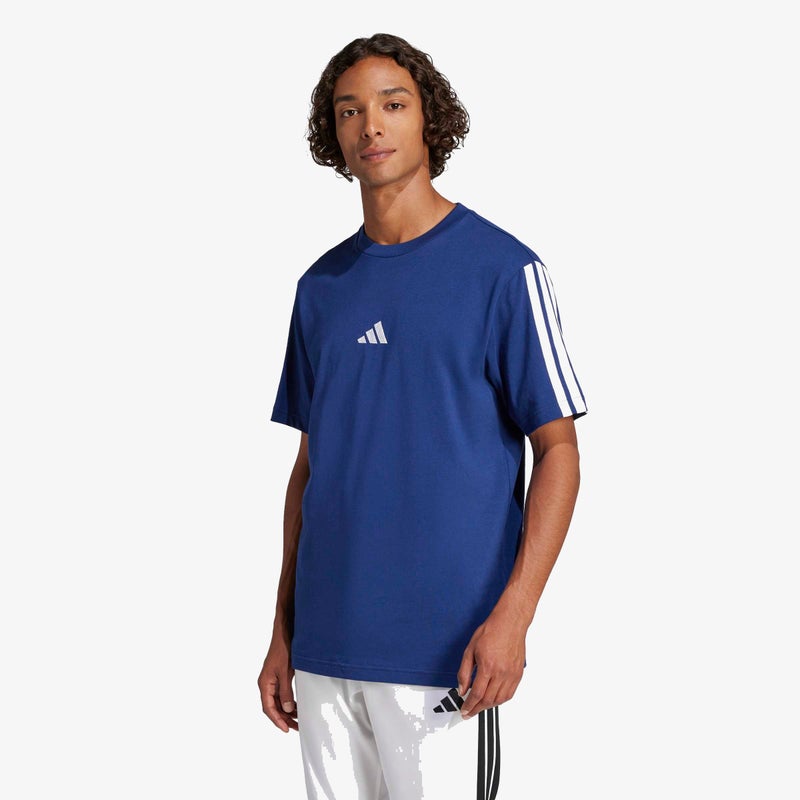 Adidas Essentials 3-Stripes Single Jersey T-Shirt - Image 2