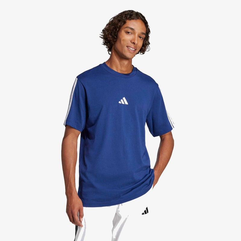 Adidas Essentials 3-Stripes Single Jersey T-Shirt - Image 4