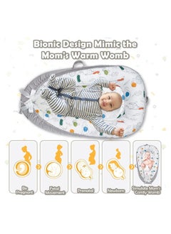 Moro Moro Cotton Baby Nest with Full Zipper – Adjustable & Portable for Newborns  - Image 4