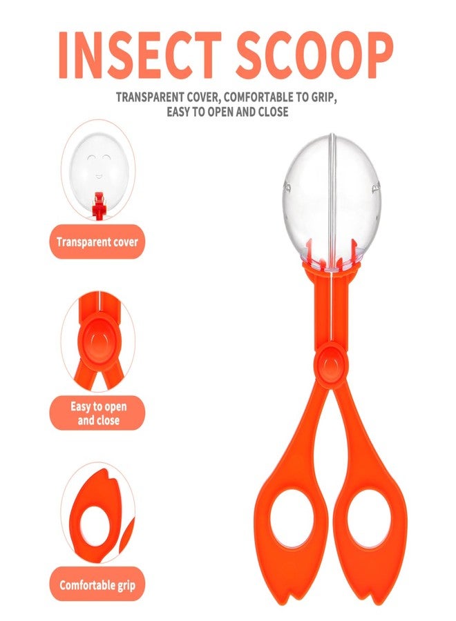 TOYANDONA طقم أدوات جمع الحشرات TOYANDONA 6 قطع - مقصات، ملقط، ملاقط متعددة الوظائف للأطفال لاستكشاف الطبيعة في الهواء الطلق (17.5 سم لون عشوائي) - Image 3