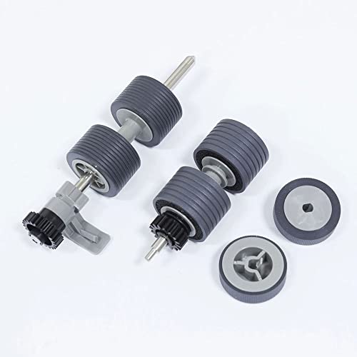 Chironal Scanner Pick Roller Separator Brake Roller Kit for Fujitsu Fi-6400 fi-6800 fi-7800 fi-7900,Separator Pick Roller 1set - Image 4