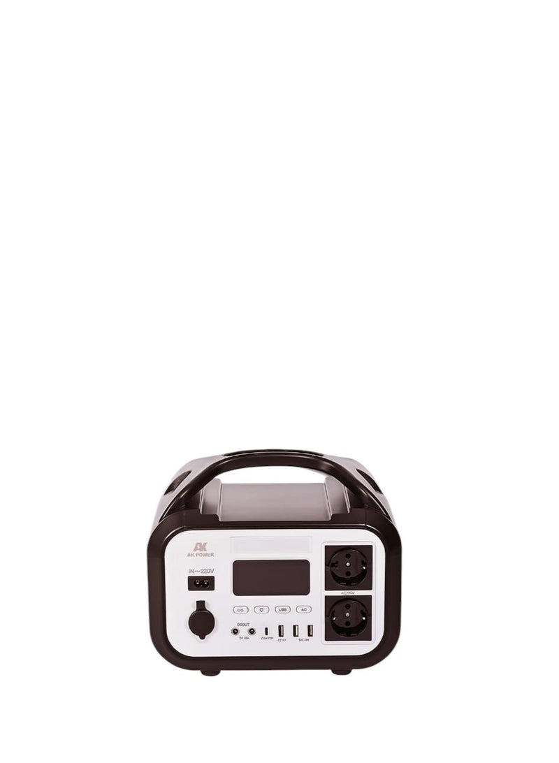 AK Power 600W Portable Power Station,600Wh Lithium Battery, Solar Generator, 15W Wireless Charging for Outdoor Camping - Image 1